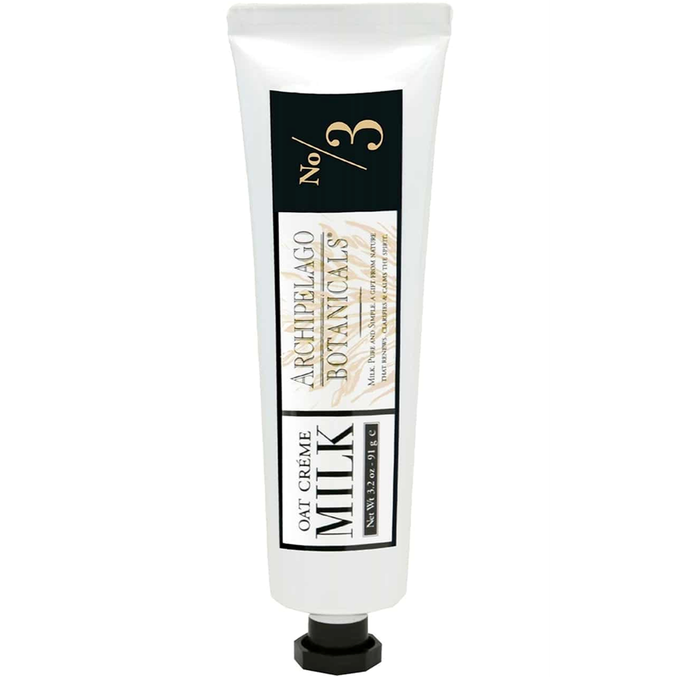 Tube of Archipelago Botanicals Oat Crème Milk on a white background