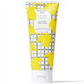 Hand cream tube with lemon design and 'Beekman 1802' branding on a white background