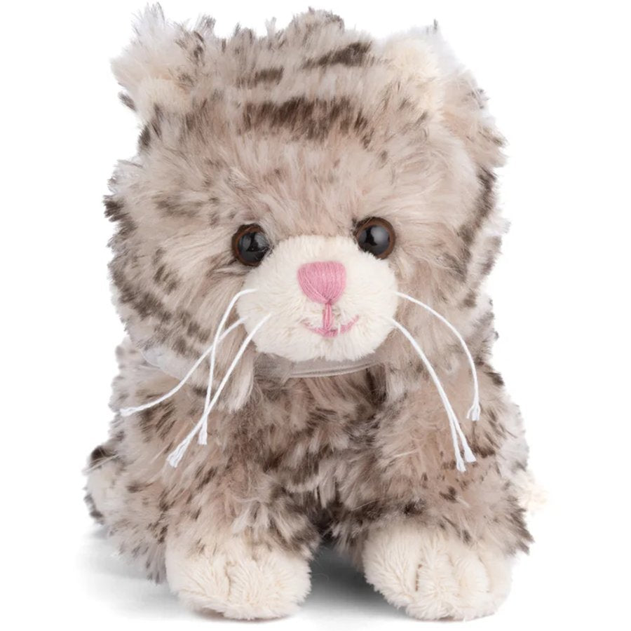 Plush toy cat with a white background