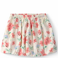 Floral patterned skirt on a white background