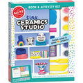 Klutz tiny Ceramics Studio book and activity kit packaging with colorful ceramics and text.