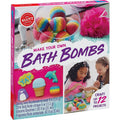 Klutz bath bombs craft kit packaging with colorful bath bombs and children making them.