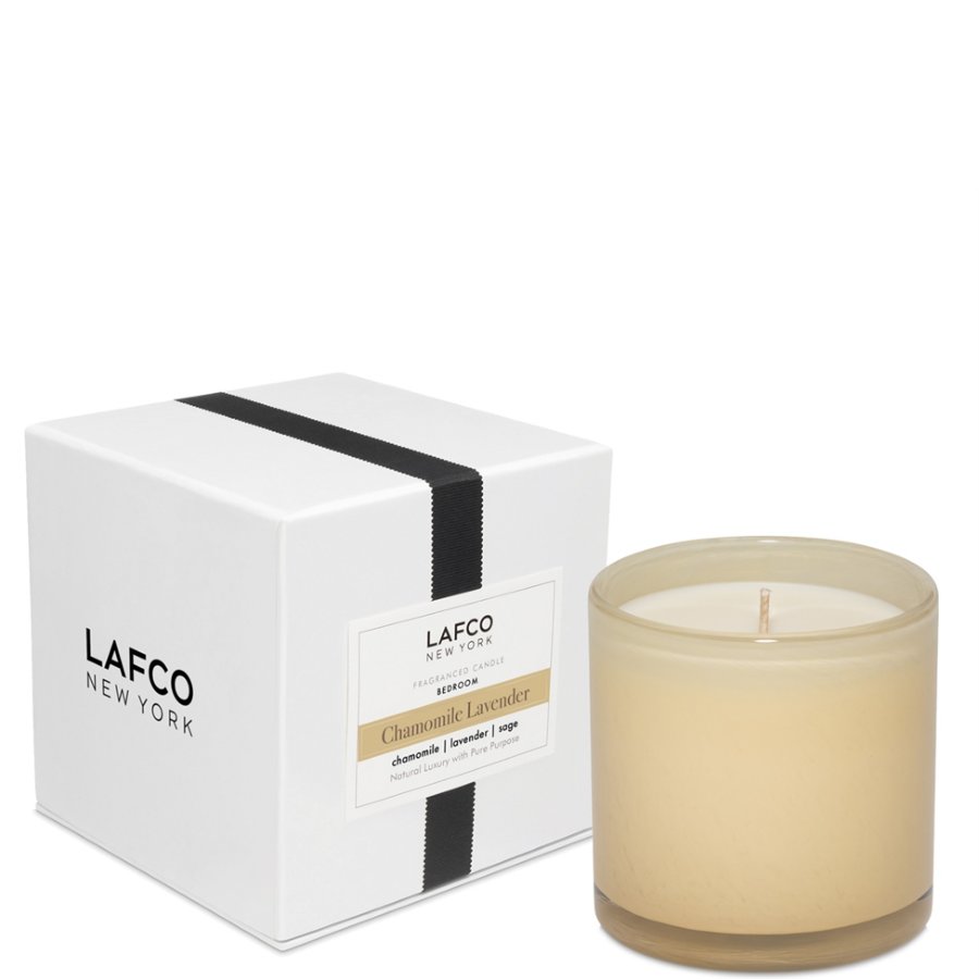 LAFCO New York candle and packaging on a white background