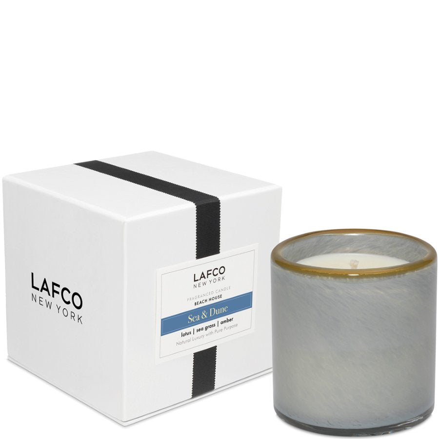 LAFCO New York candle and packaging on a white background