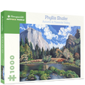 Pomegranate Artpiece Puzzle box featuring a landscape painting by Phyllis Shafer