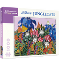 Jungle cats puzzle box with colorful design and 'B.Kliban' branding