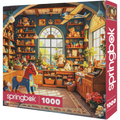 Springbok 1000 piece puzzle box with a colorful illustration of a toy store.