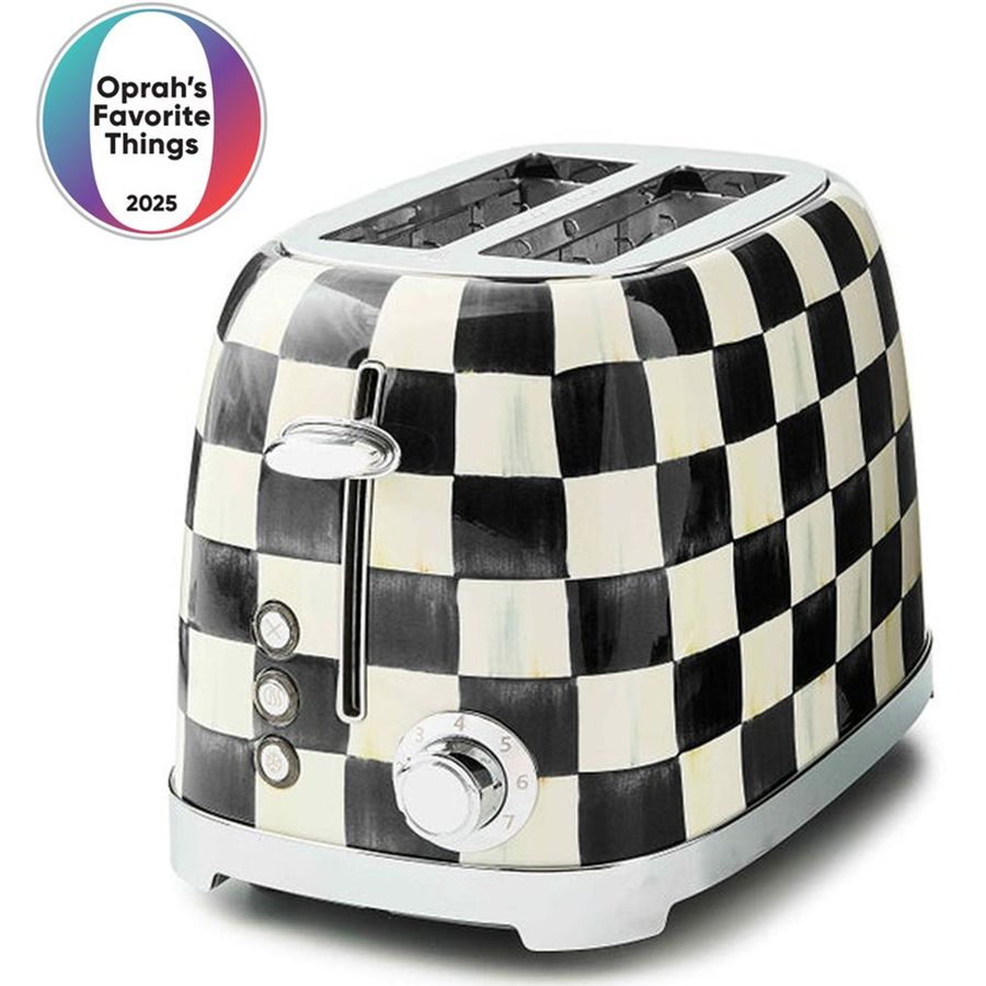 Black and white checkered toaster with Oprah's Favorite Things 2025 logo.