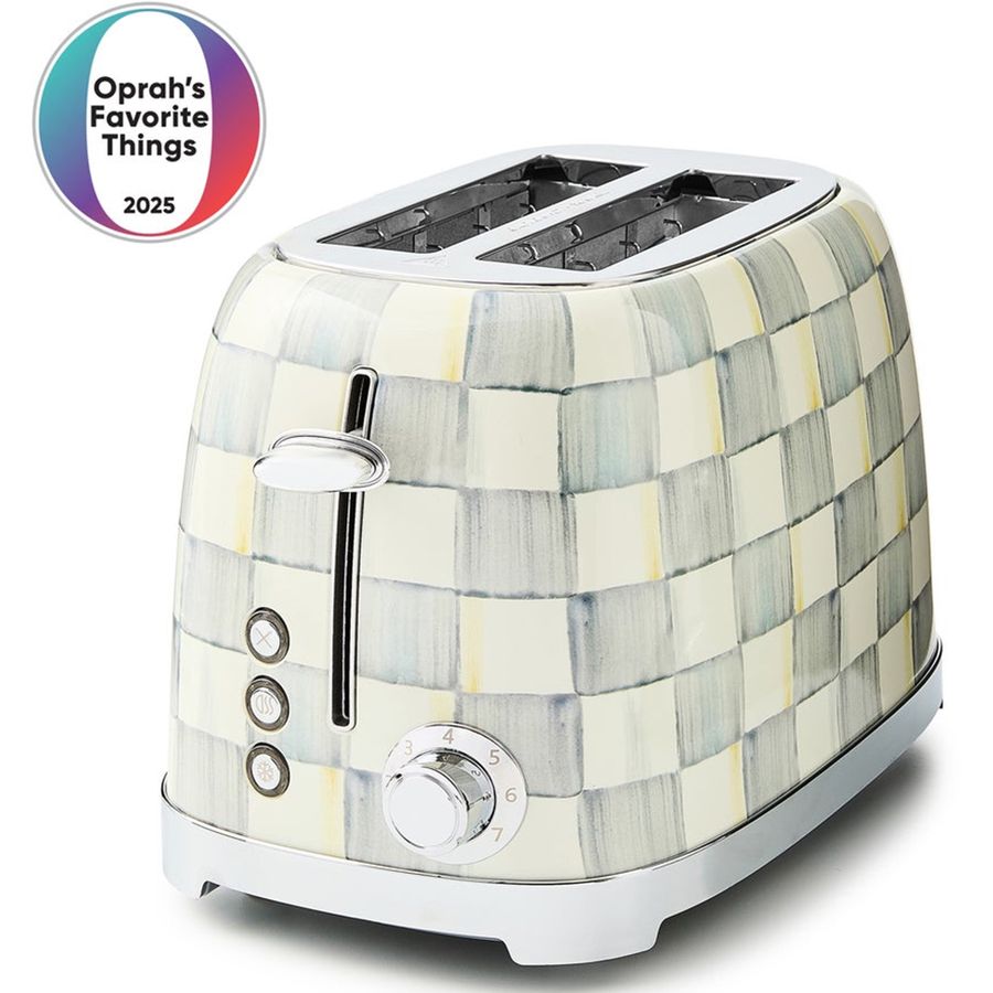 Patterned toaster with Oprah's Favorite Things 2025 logo