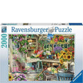 Ravensburger puzzle box with a garden scene design