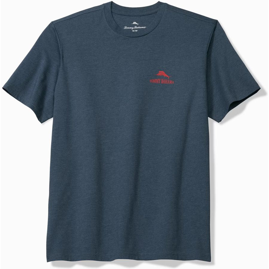 TOMMY BAHAMA Short Sleeve T-Shirt - Run White & Brew