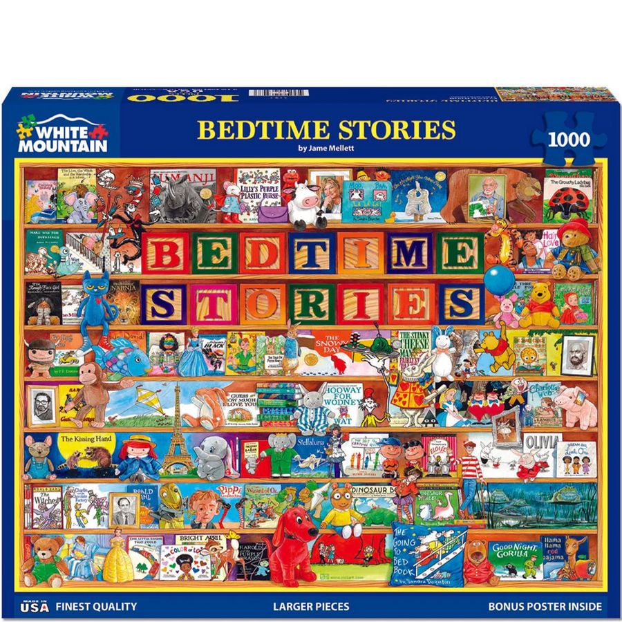 WHITE MOUNTAIN 1,000 PC Puzzle - Bedtime Stories